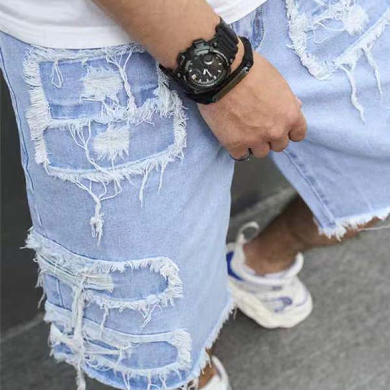 shorts ripped para hombre